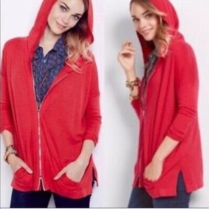 CAbi Beachcomber Oversized Zip Up Hoodie